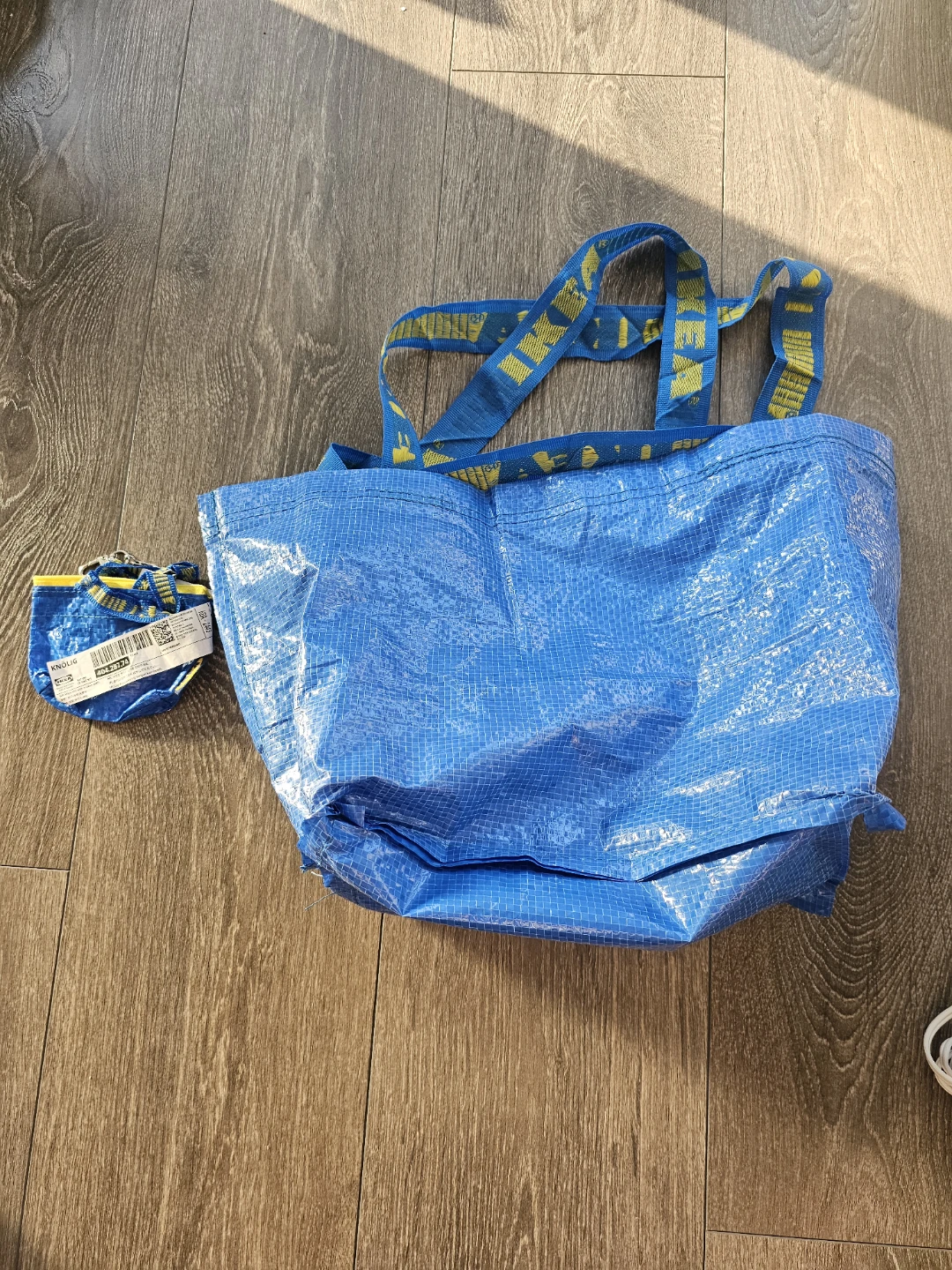 IKEA Blue Shopping Bag+coin bag