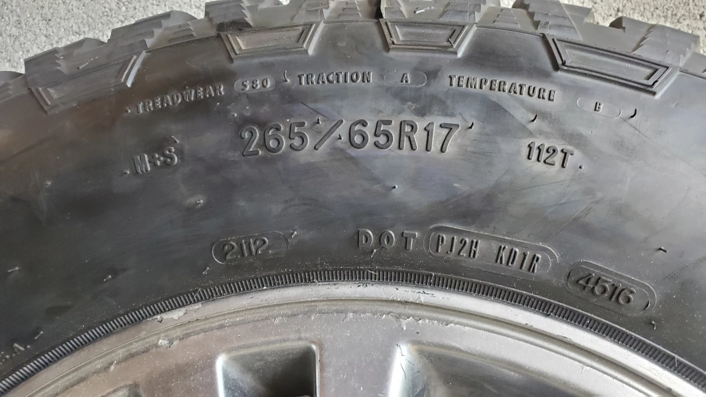 Goodyear Wrangler All-Terrain Tire 265/65R17 - photo 2