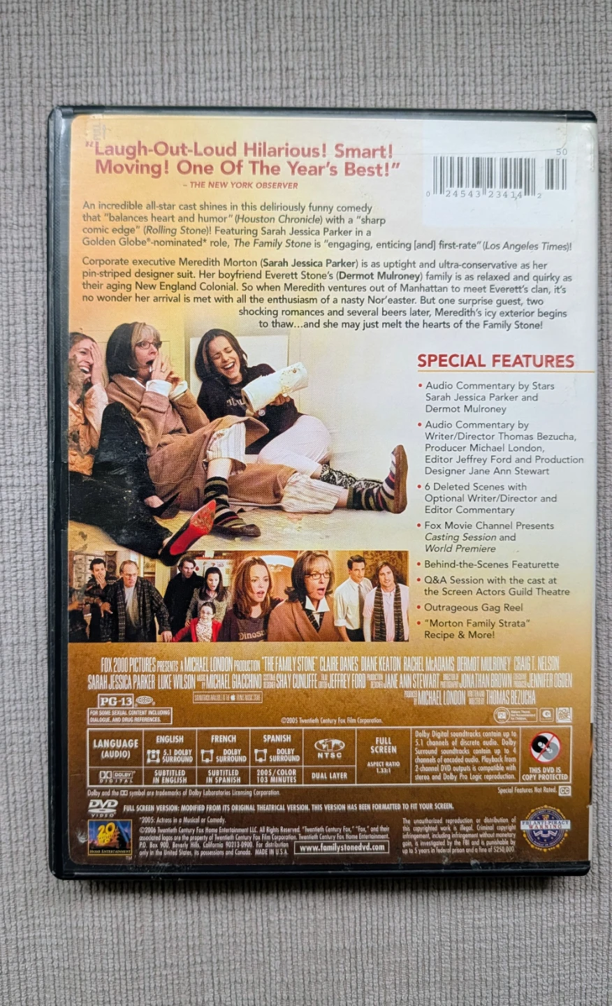 The Family Stone DVD Movie - photo 2