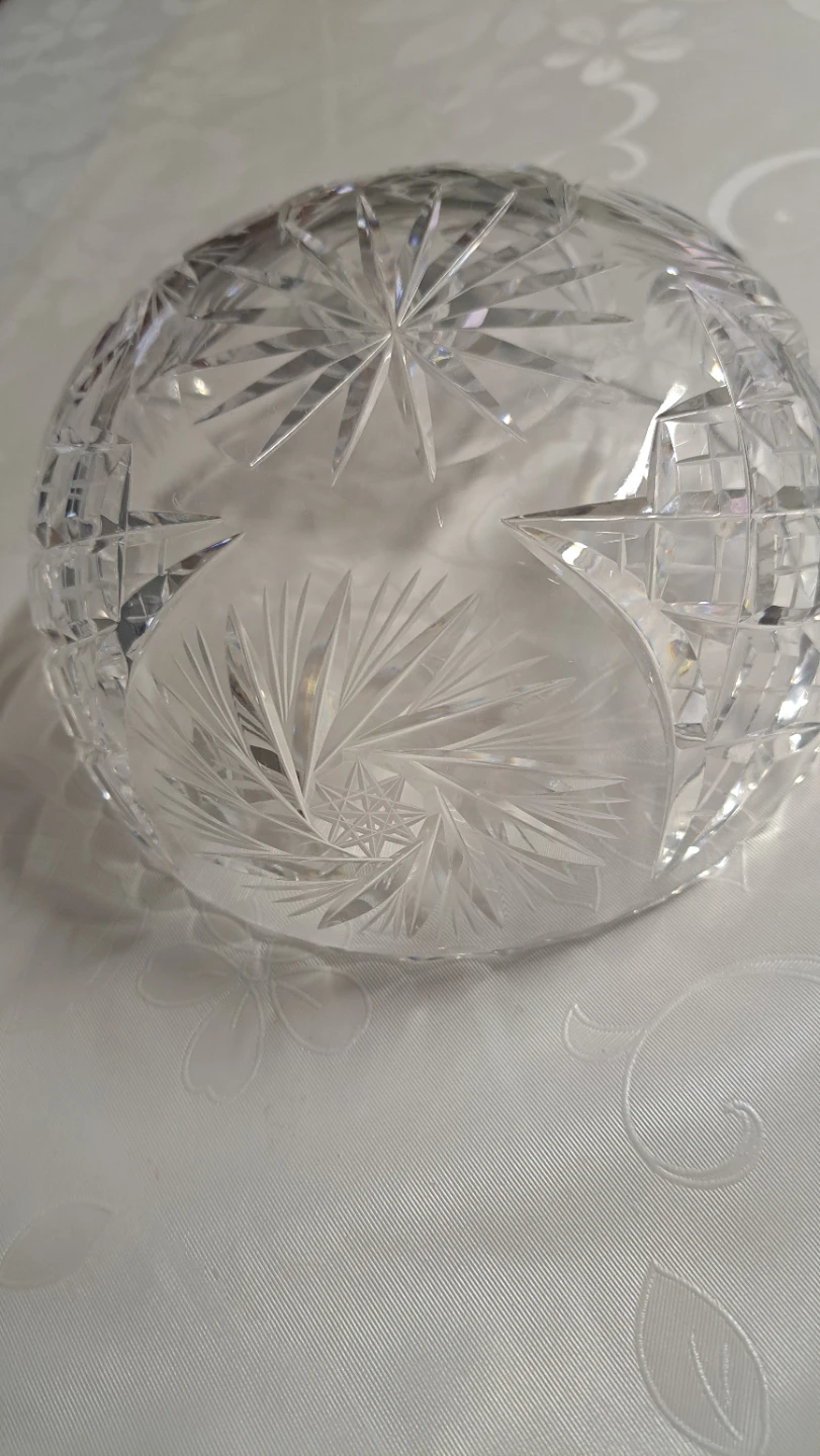 Crystal Cut Glass Bowl - photo 3