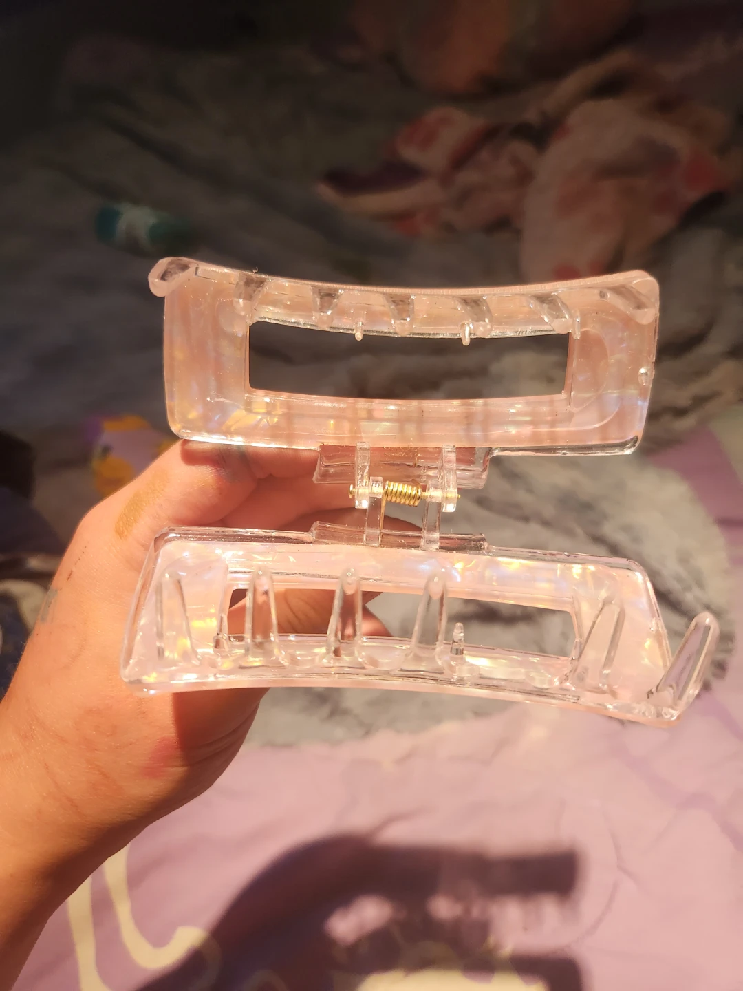 Pink Claw Clip