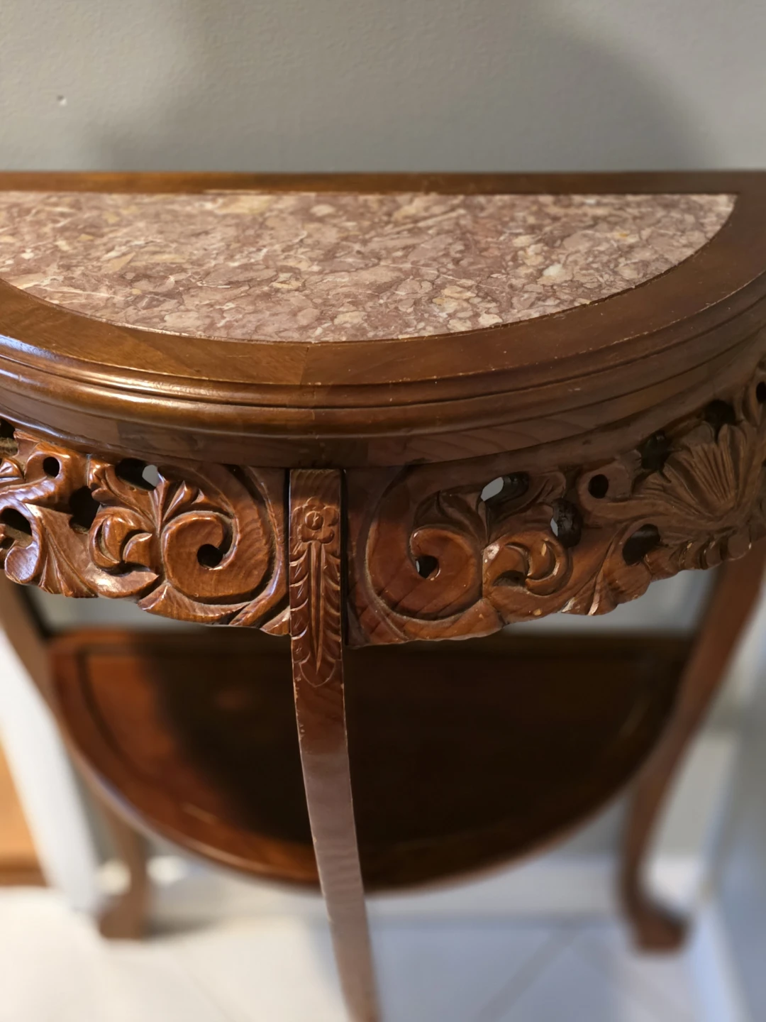 Marble Top Console Table