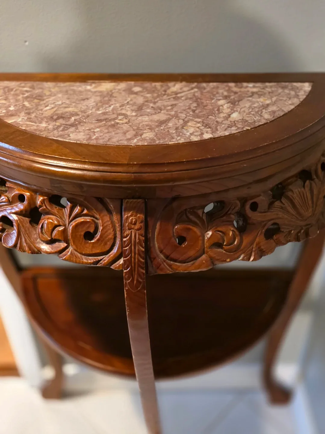 Marble Top Console Table