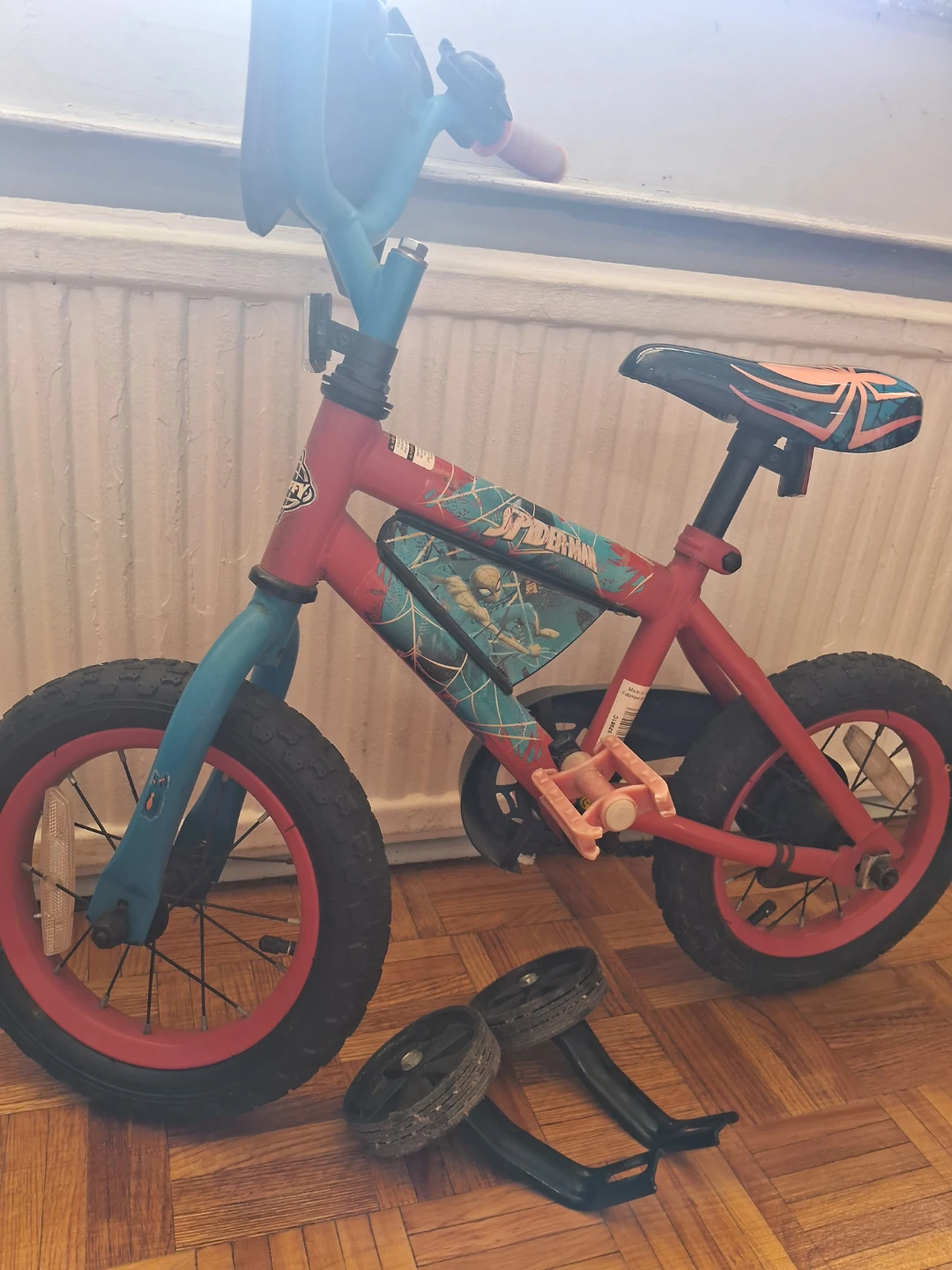Kids Spider-Man Training Bike