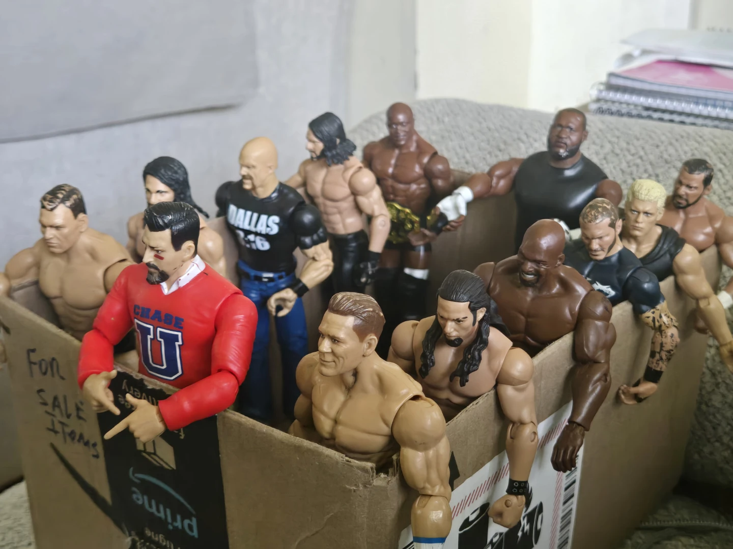Lot of WWE Wrestling Action Figures