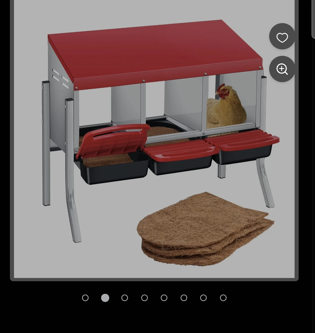 Automatic Egg Collection Nesting Box with 3 Compartments