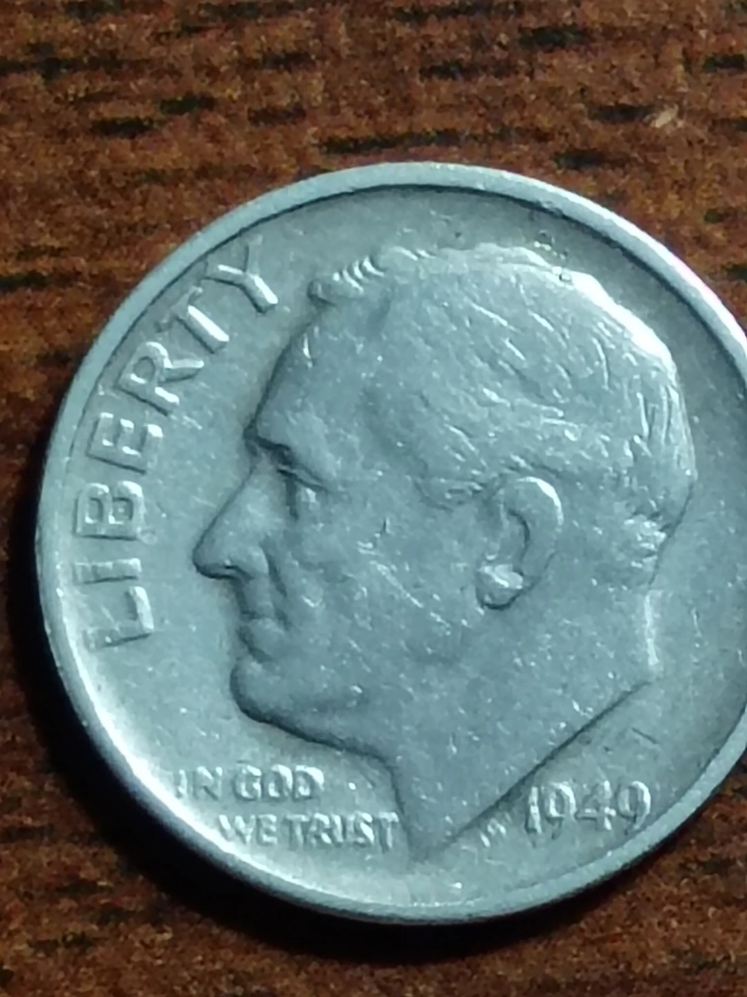 1949 S  US Silver Dime