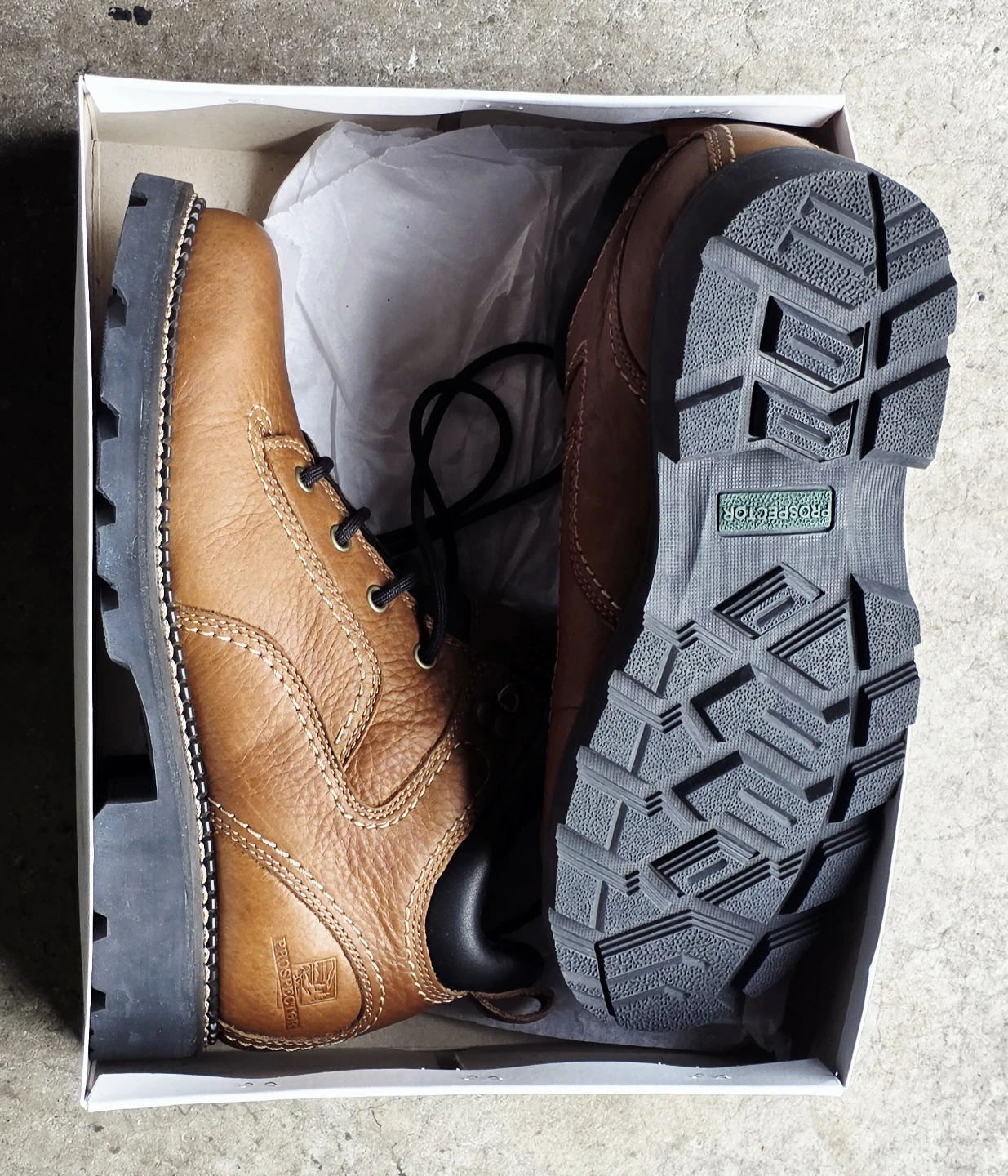 Prospector Brown Leather Work Boots - photo 3