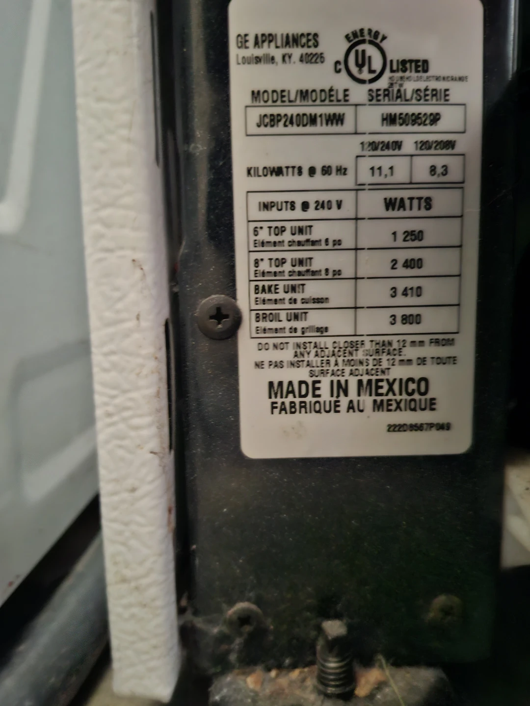 FREE DELIVERY!! Immaculate GE JCBP240DM1WW Stove/Oven $250 - photo 2