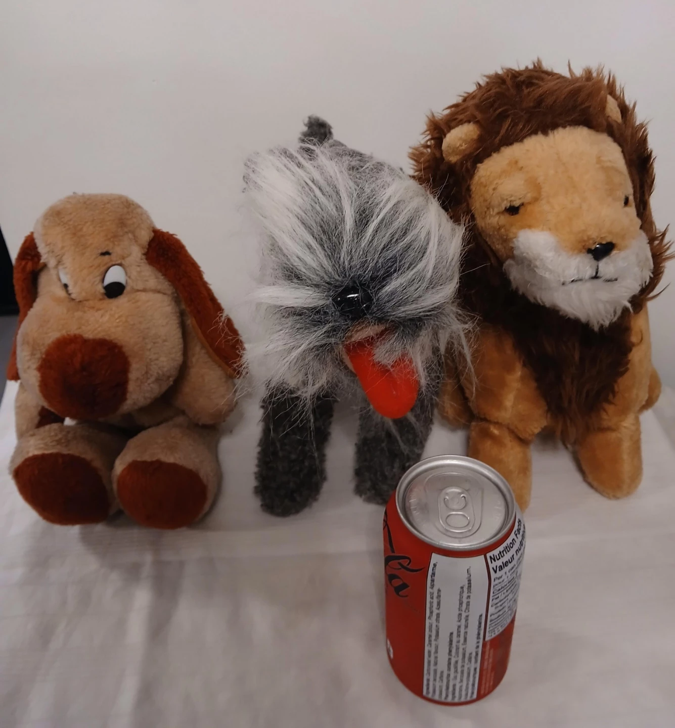 Plush Toy Bundle - Lion, Dog, and Shaggy Dog. Pick up only.