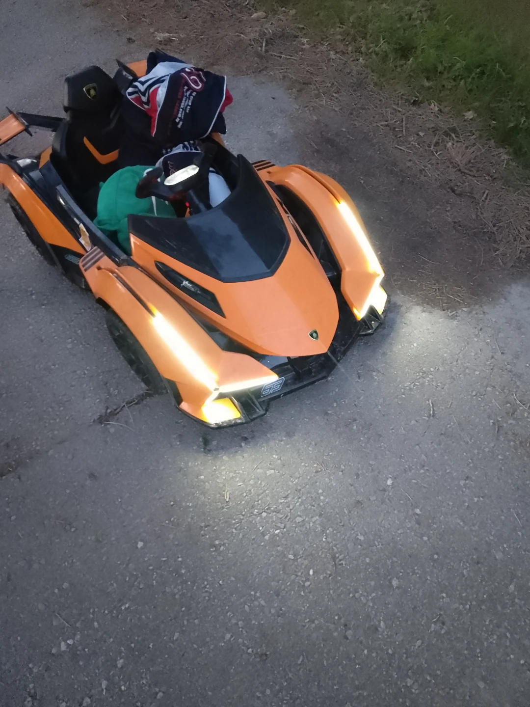 Orange Electric Ride-On Toy Car - photo 5