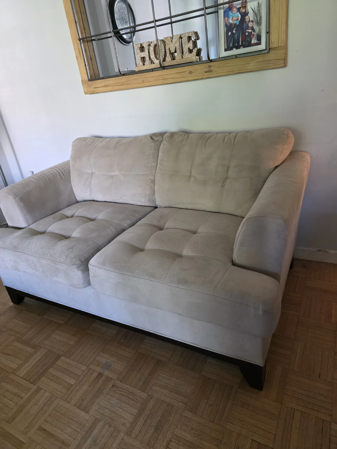 Suede Love Seat - photo 2