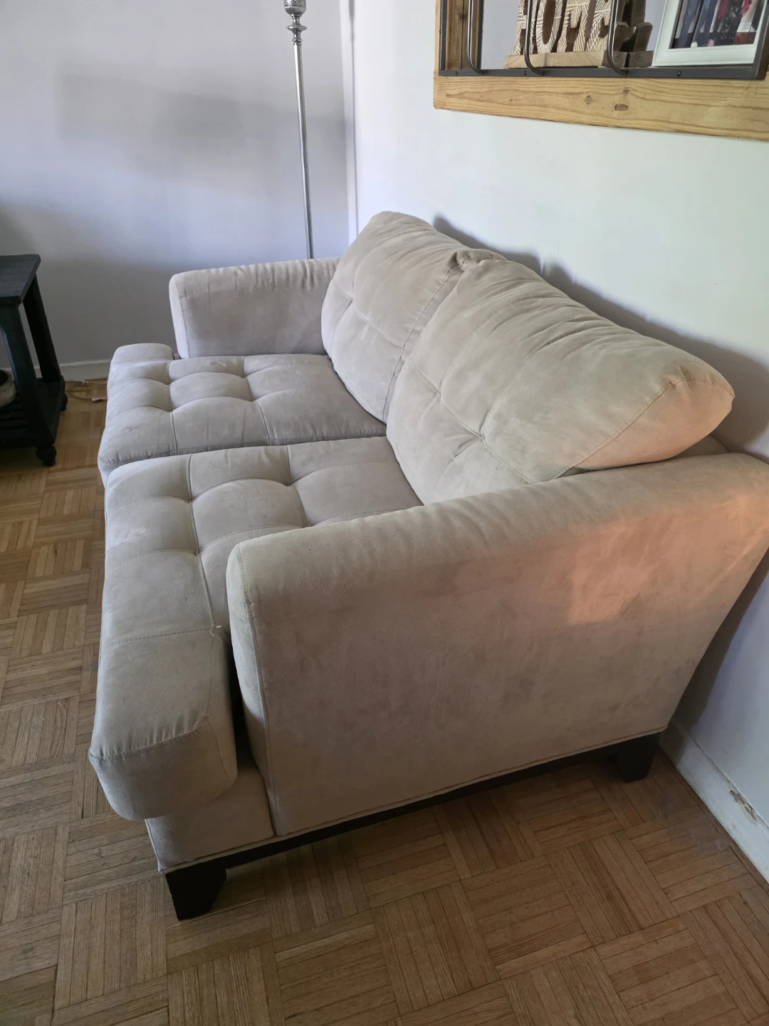 Suede Love Seat - photo 3