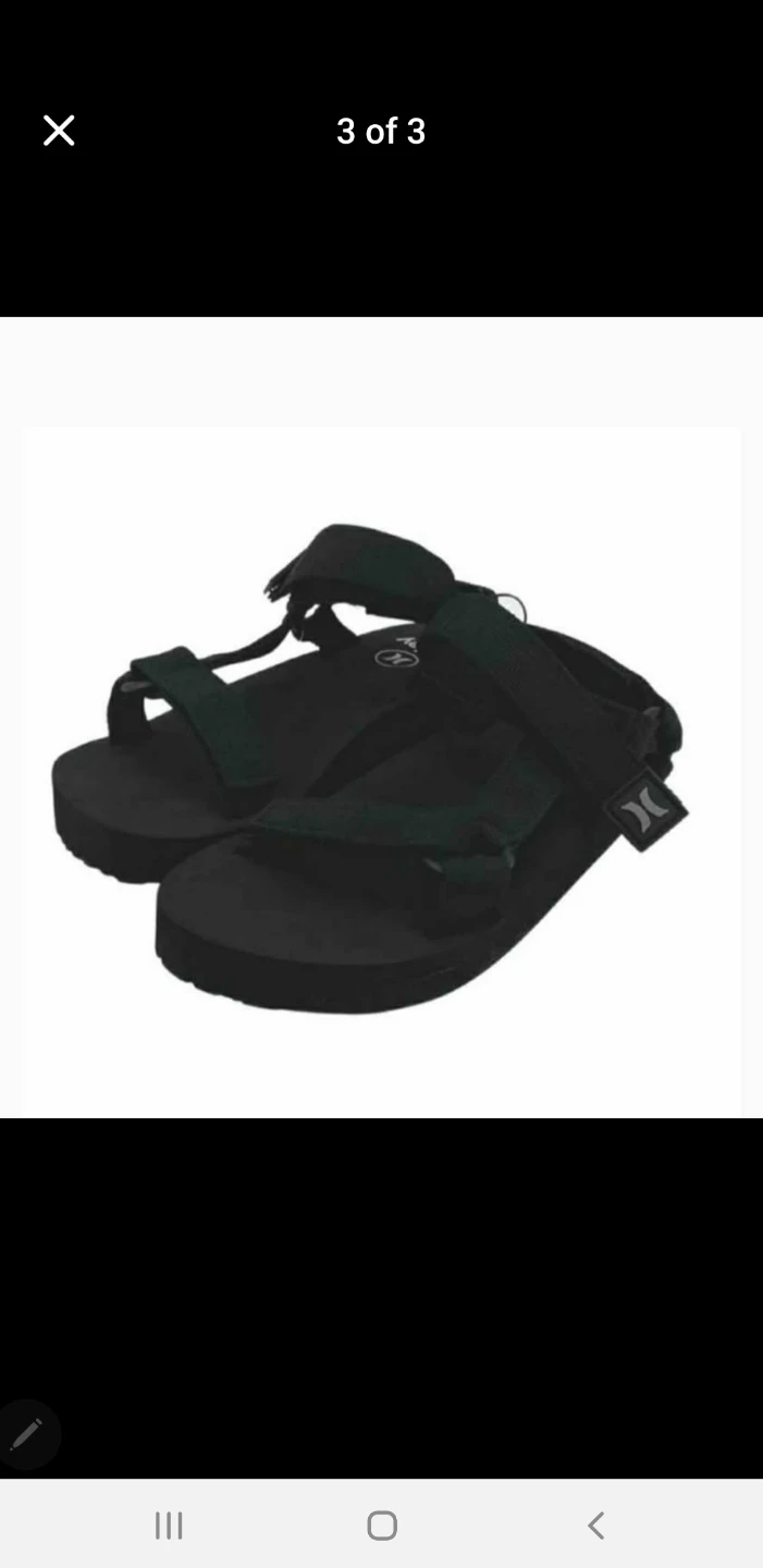 Brand new Hurley W Sandals Black Size 8