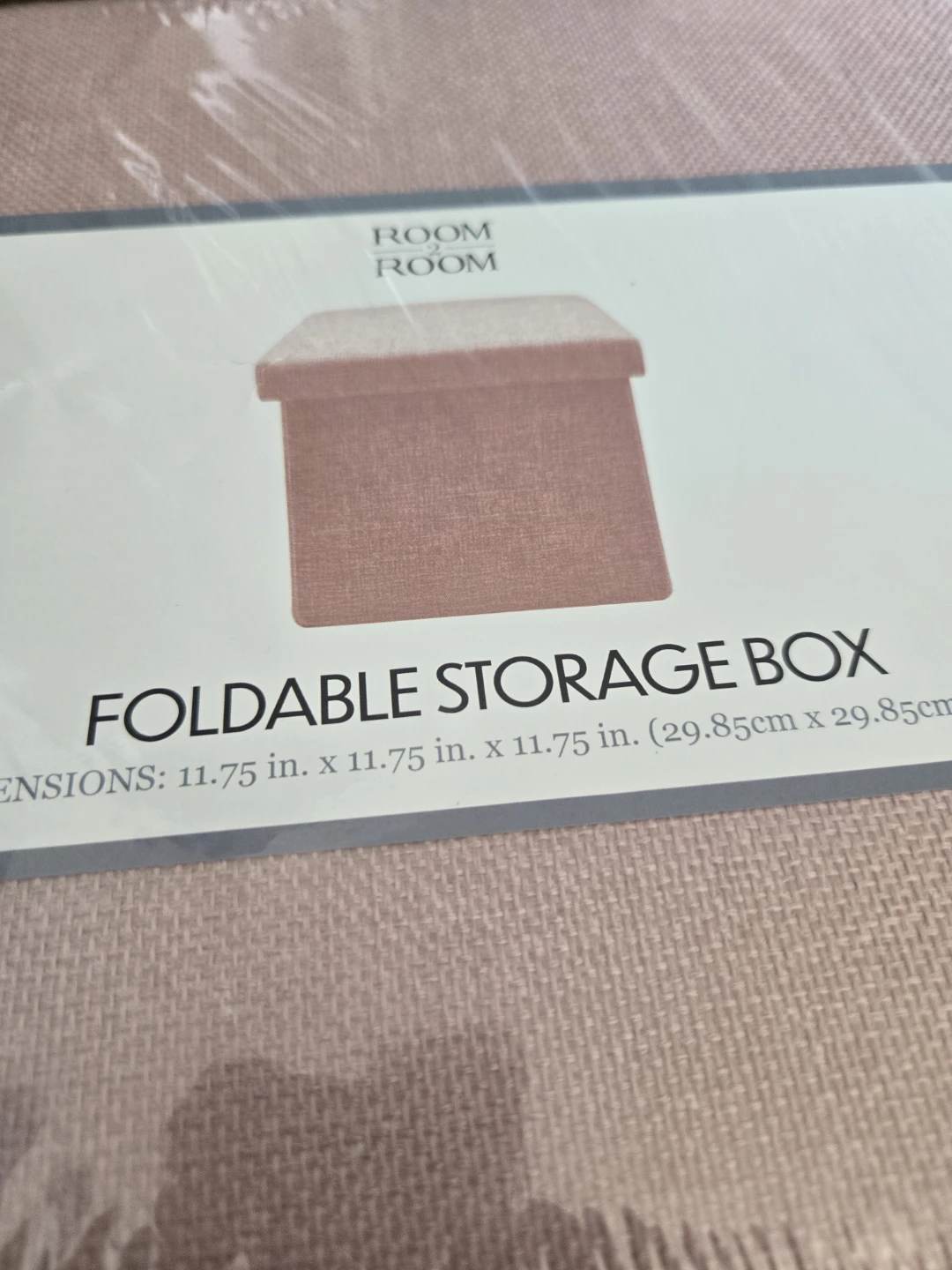 Foldable Storage Cube Ottoman