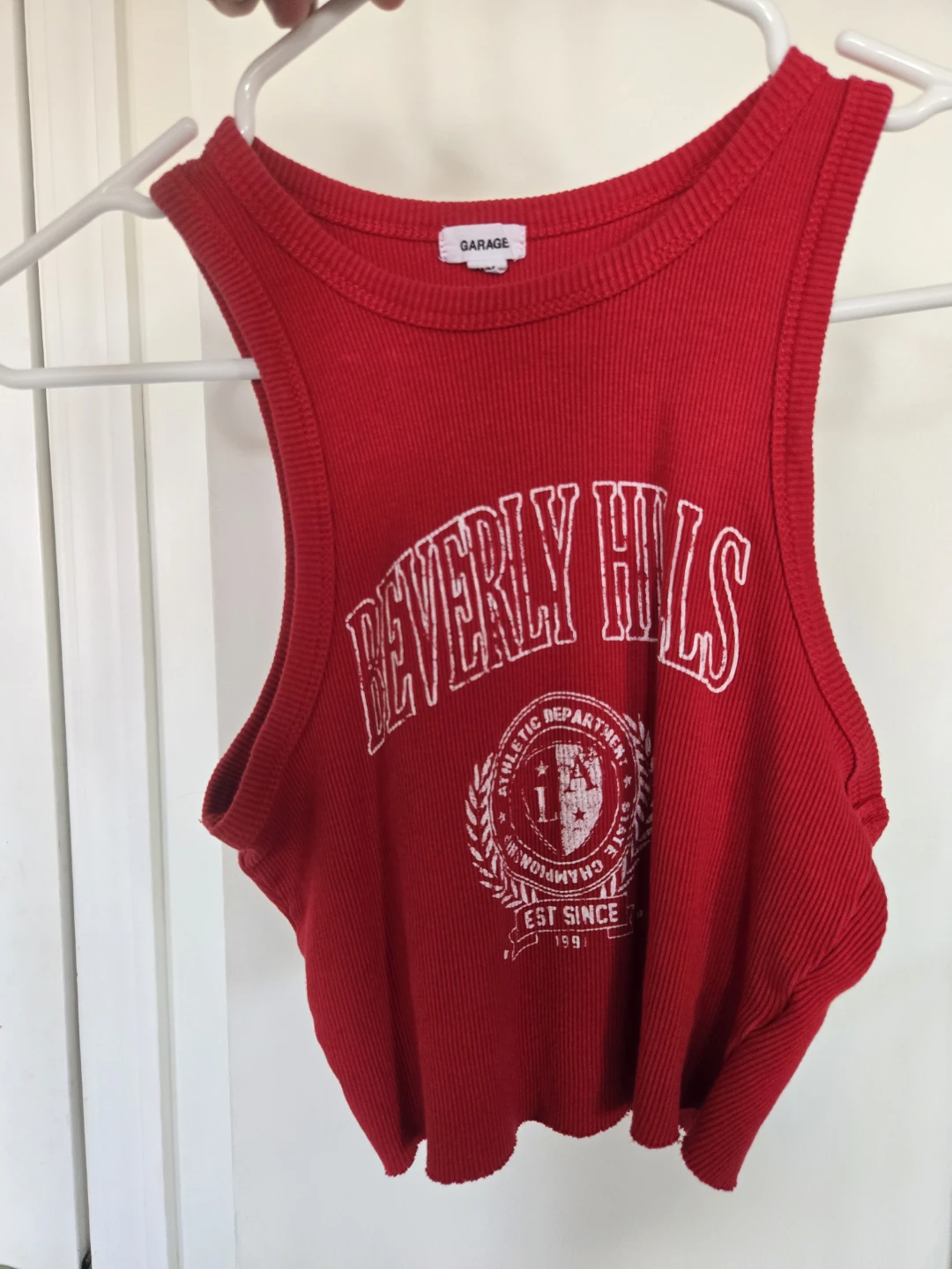 Garage Red Beverly Hills Tank Top