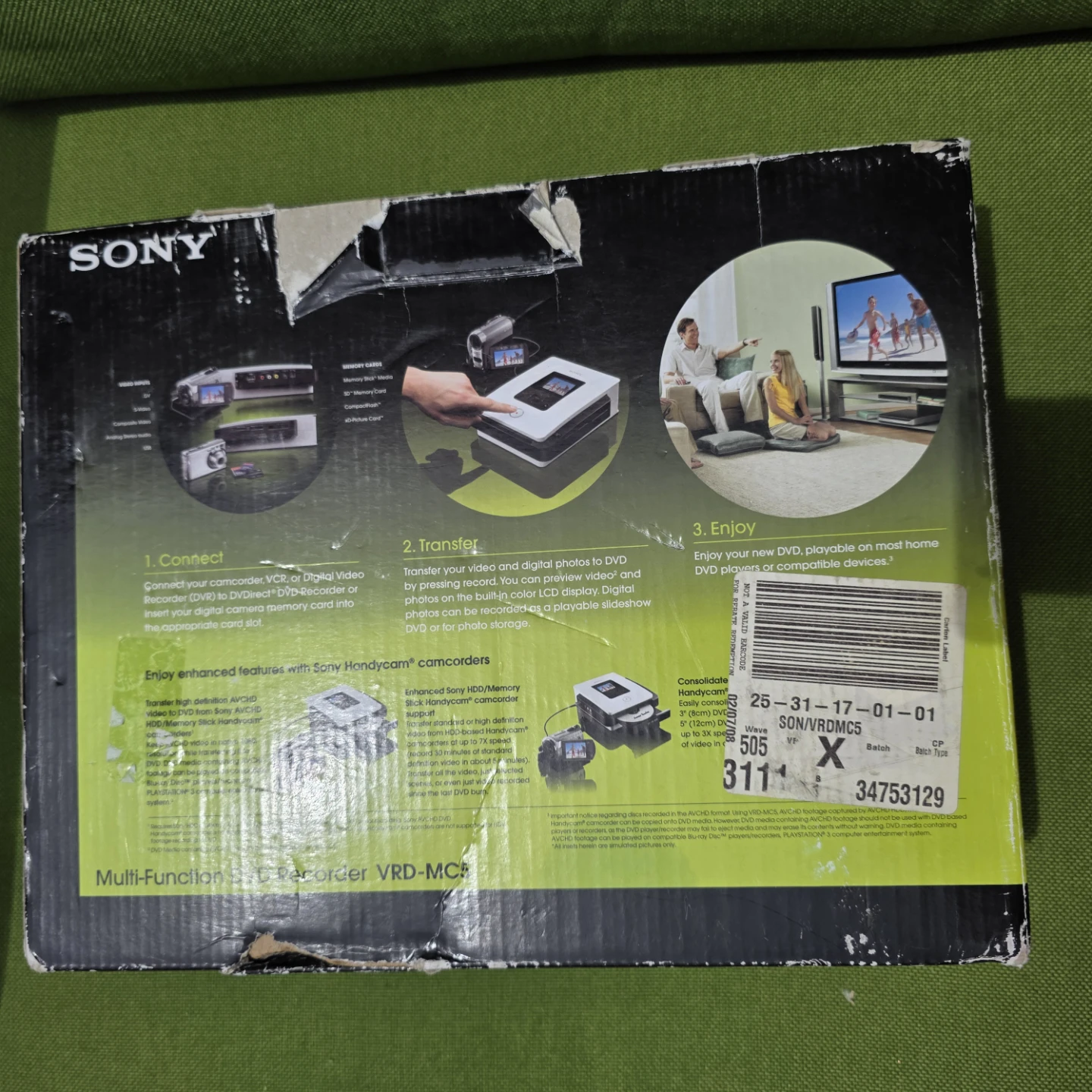 Sony Multi-Function DVD Recorder VRD-MC5 - photo 2