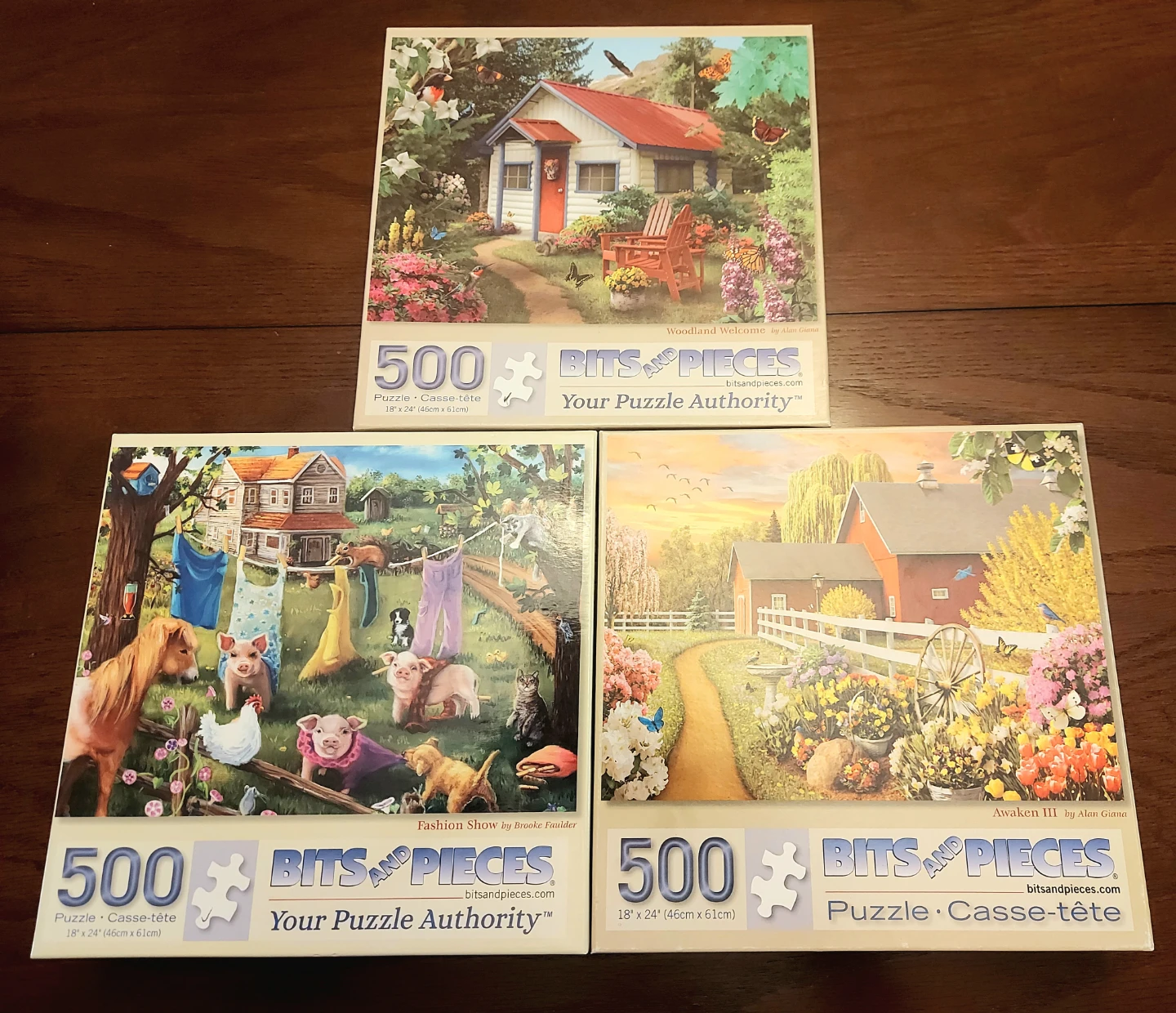 Bits and Pieces Complete 500 Piece Puzzles