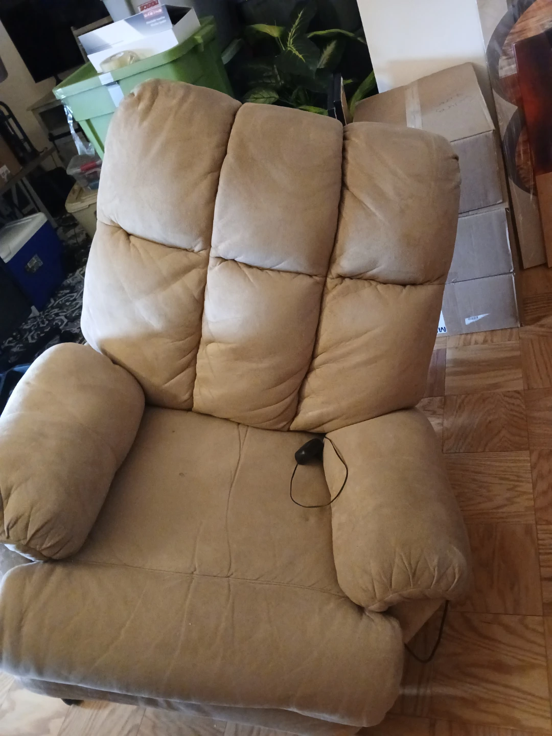 Tan Recliner Chair