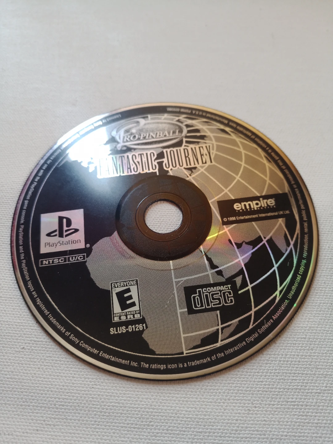 Pinball Fantastic Journey PlayStation 1 PS1 Game Disc