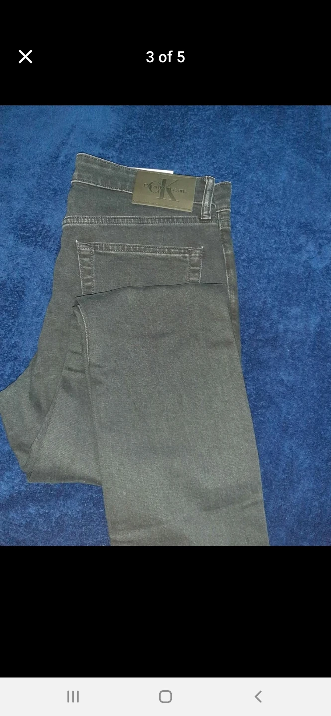 Calvin Klein Jeans Slim Fit W32 L32 Black Denim - photo 4