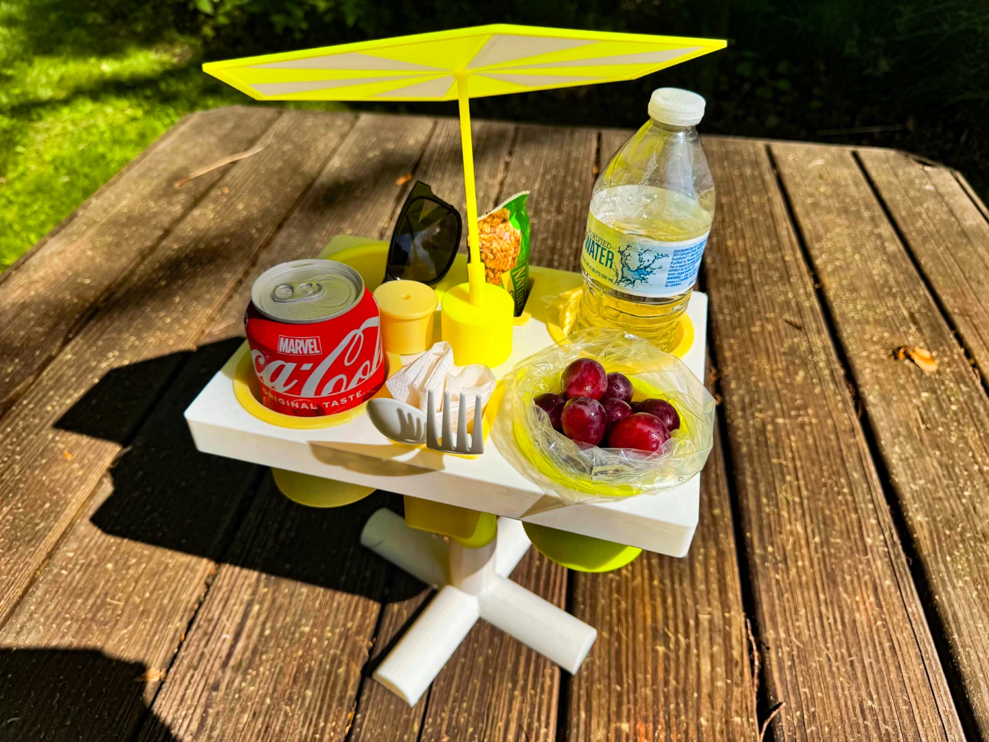 Beach Drink Caddy with Umbrella - photo 3