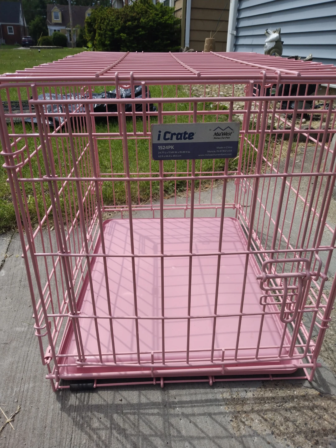 iCrate Pink  Dog Crate 24 X18 X 19. SE Habla Espanol $20 - photo 2