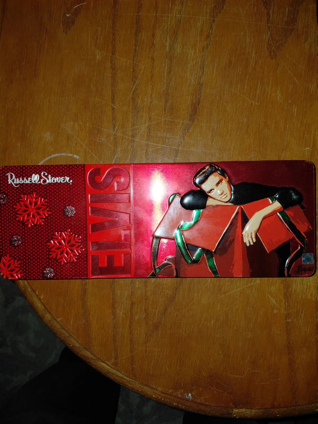 Russell Stover Elvis Presley Holiday Tin