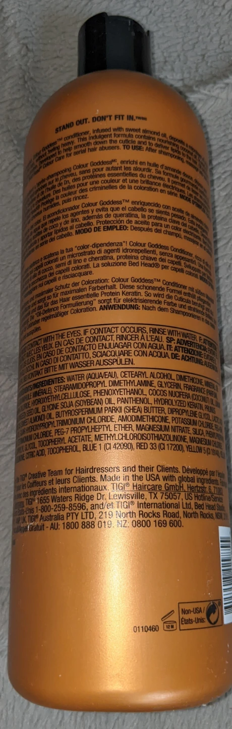 Bed Head TIGI Colour Goddess Oil Infused Conditioner 750 ml - photo 2