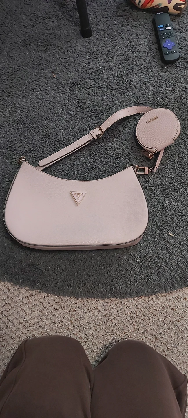 Guess Pink Shoulder Bag with Coin Pouch - photo 4