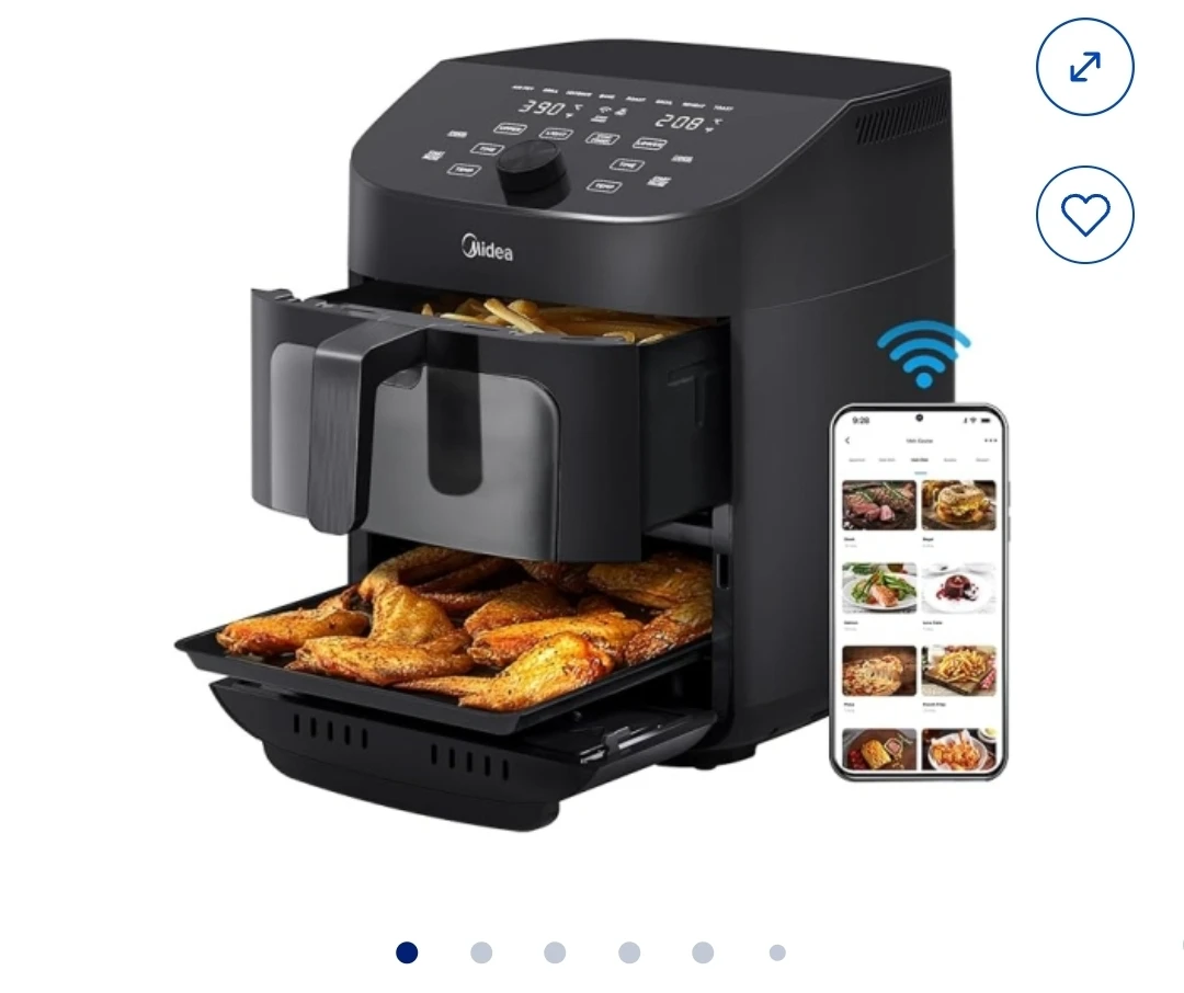 Brand New Midea Two-Zone Air Fryer Oven