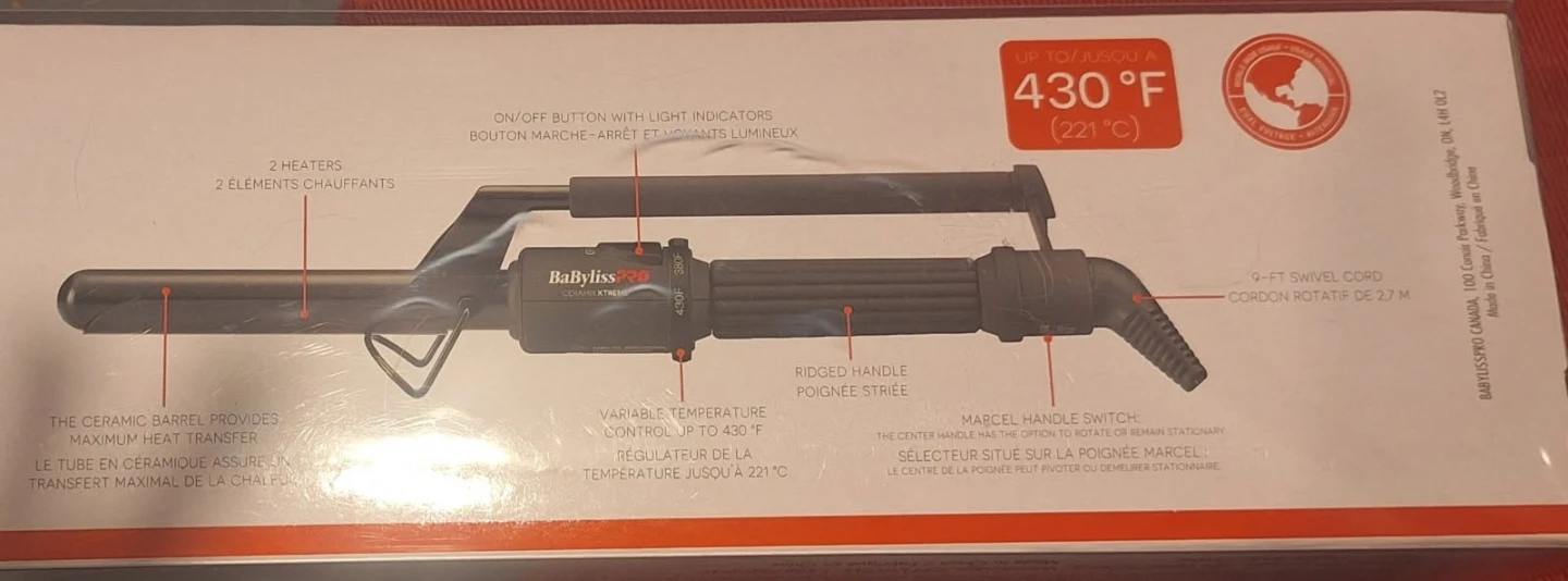 BaBylissPRO Ceramix Xtreme 3/4" Ceramic Curling Iron - photo 3