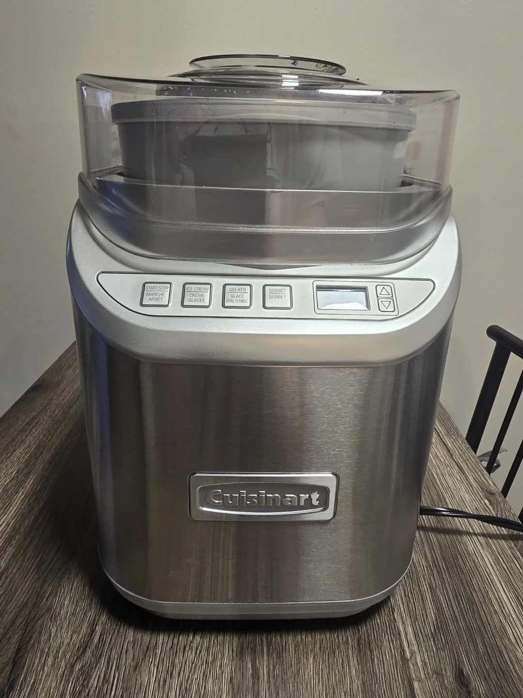 Cuisinart Ice Cream Maker Machine, 2-Quart Stainless Steel