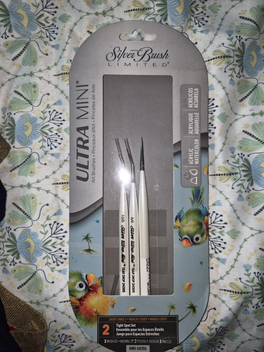 Silver Brush Ultra Mini Tight Spot Art Brush Set - photo 3