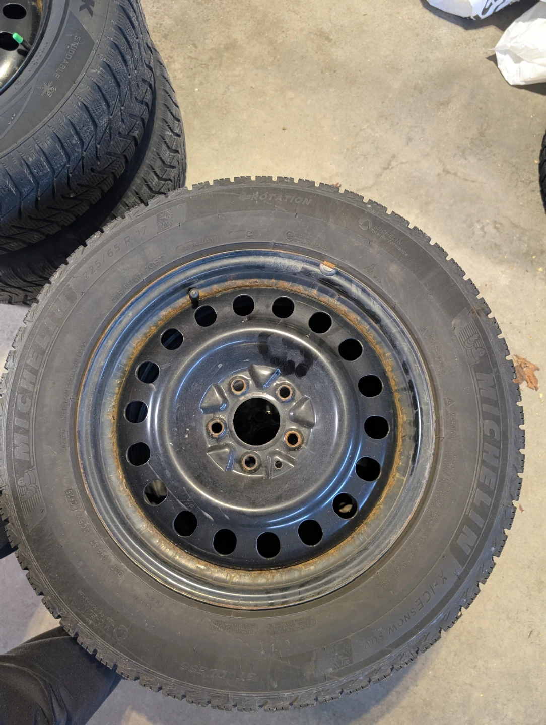 4 Winter Tires with Rim for sale with one extra