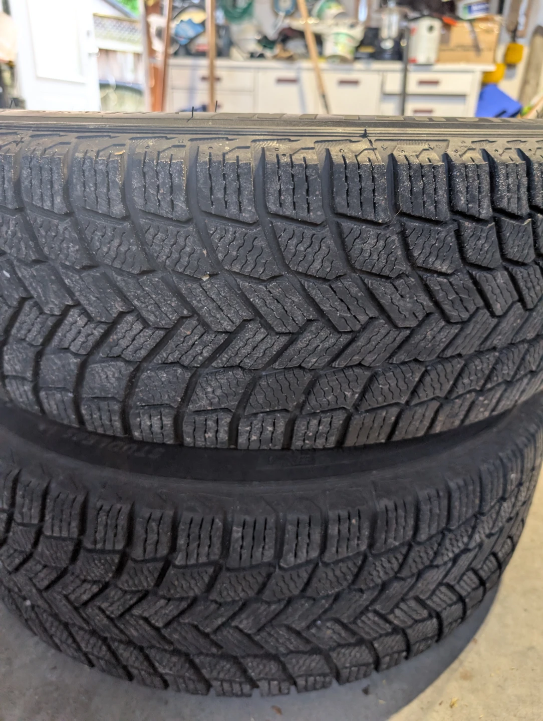 4 Winter Tires with Rim for sale with one extra - photo 2