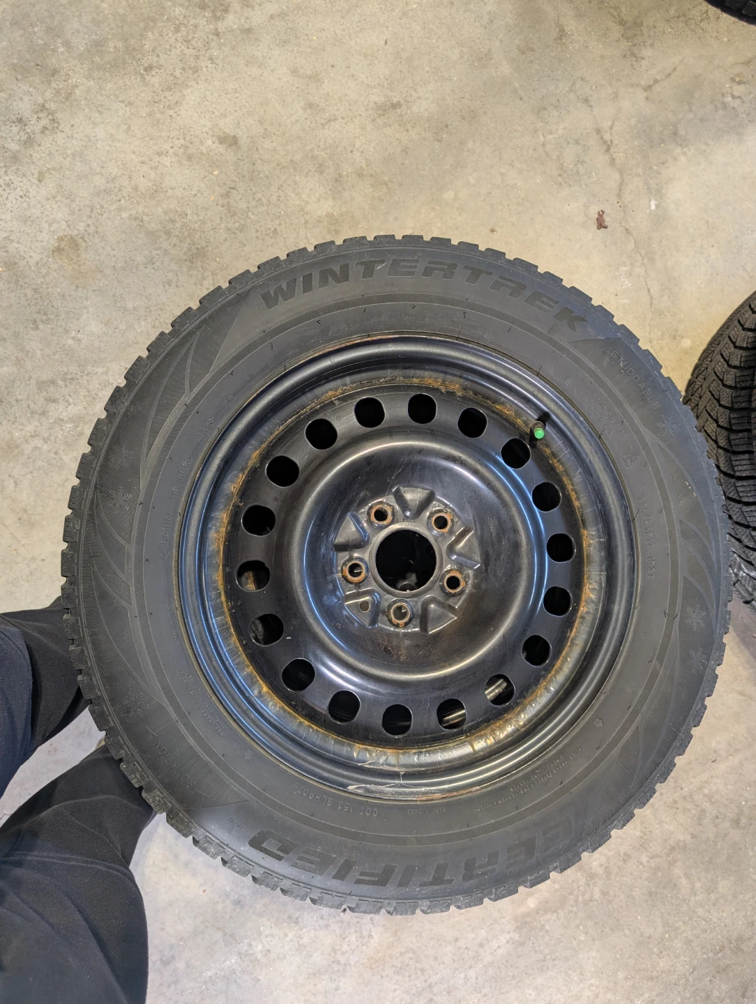4 Winter Tires with Rim for sale with one extra - photo 3