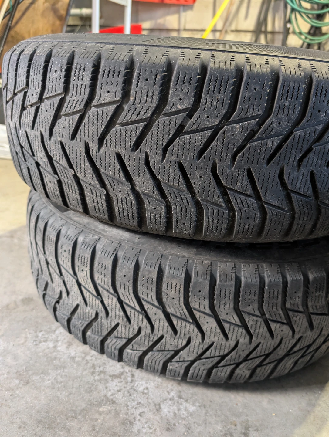 4 Winter Tires with Rim for sale with one extra - photo 4
