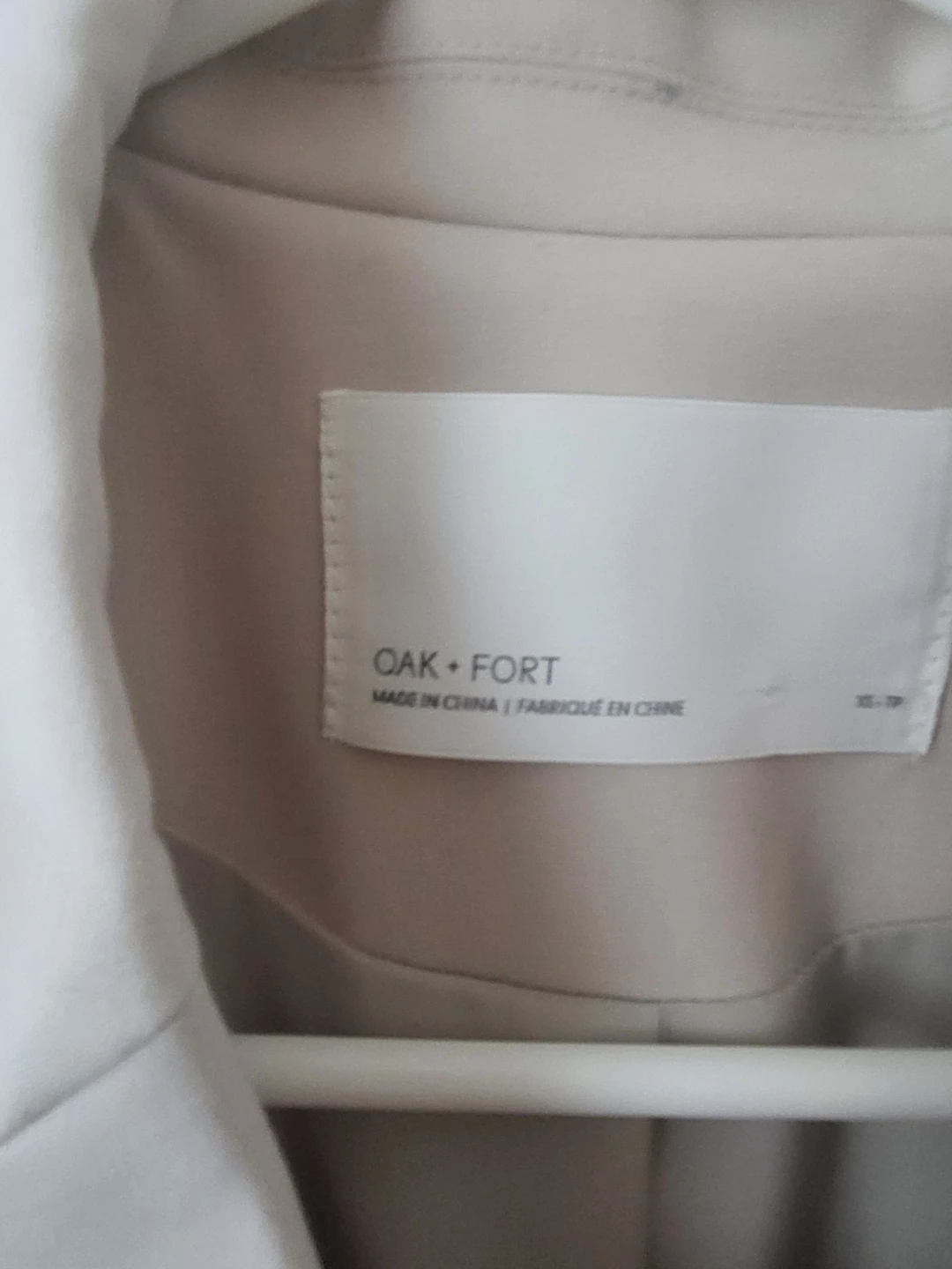 OAK + FORT Beige Blazer Jacket small - photo 4