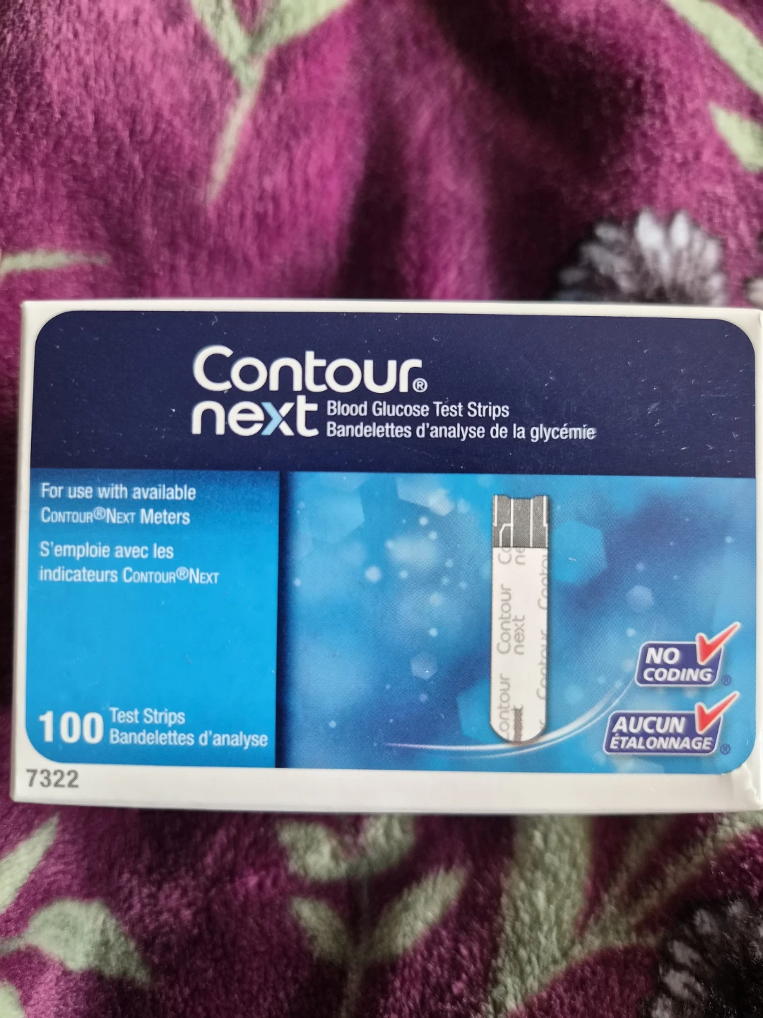 Contour Next Blood Glucose Test Strips - 100 Count