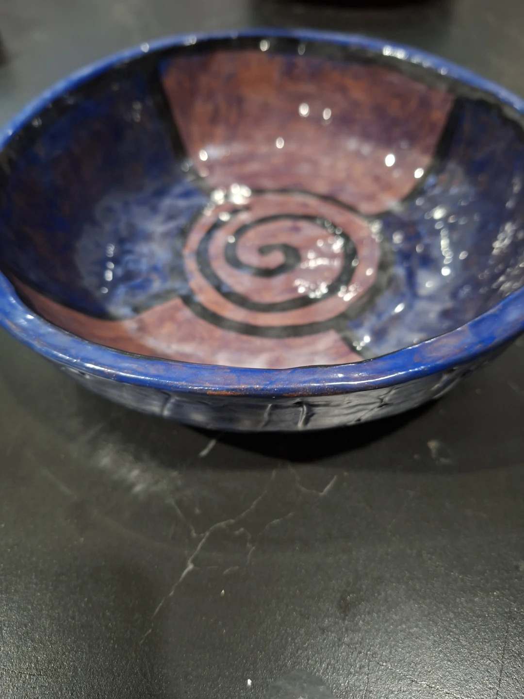 Handmade Ceramic Bowl - "Cyril Bitms"
