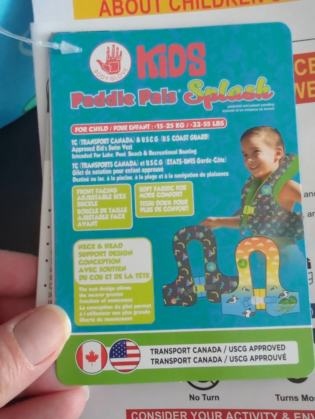 Body Glove Paddle Pals Splash Kids Swim Vest - photo 2