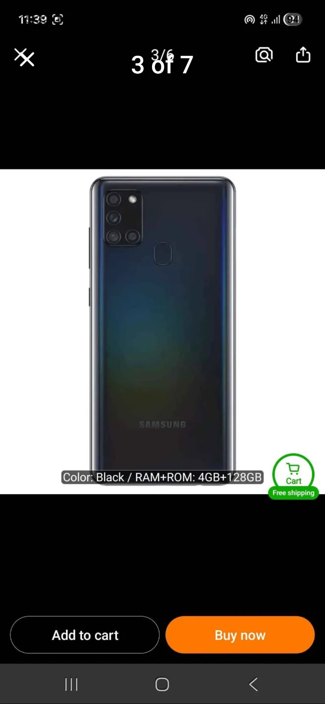 Samsung A21s Smartphone - Black, 4GB RAM, 128GB Storage - photo 2