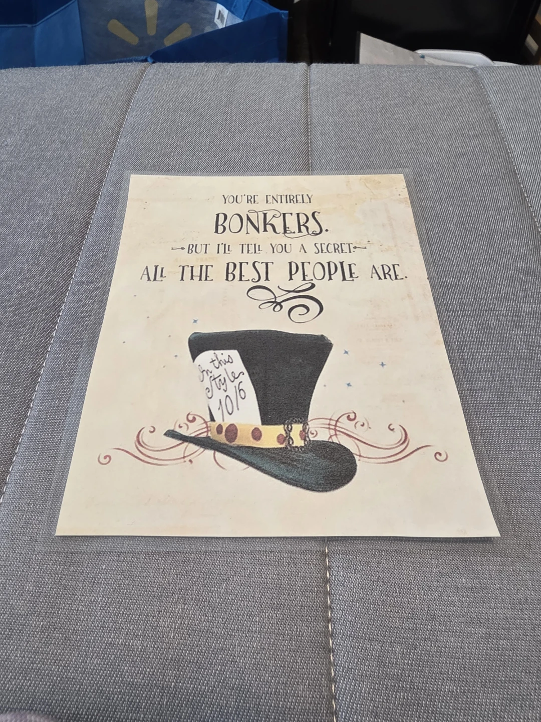 Disney & Alice in Wonderland Quote Prints (Set of 5) - photo 2