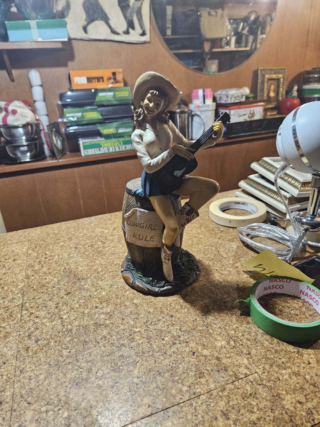 Cowgirl Rule Figurine with Guitar - photo 2