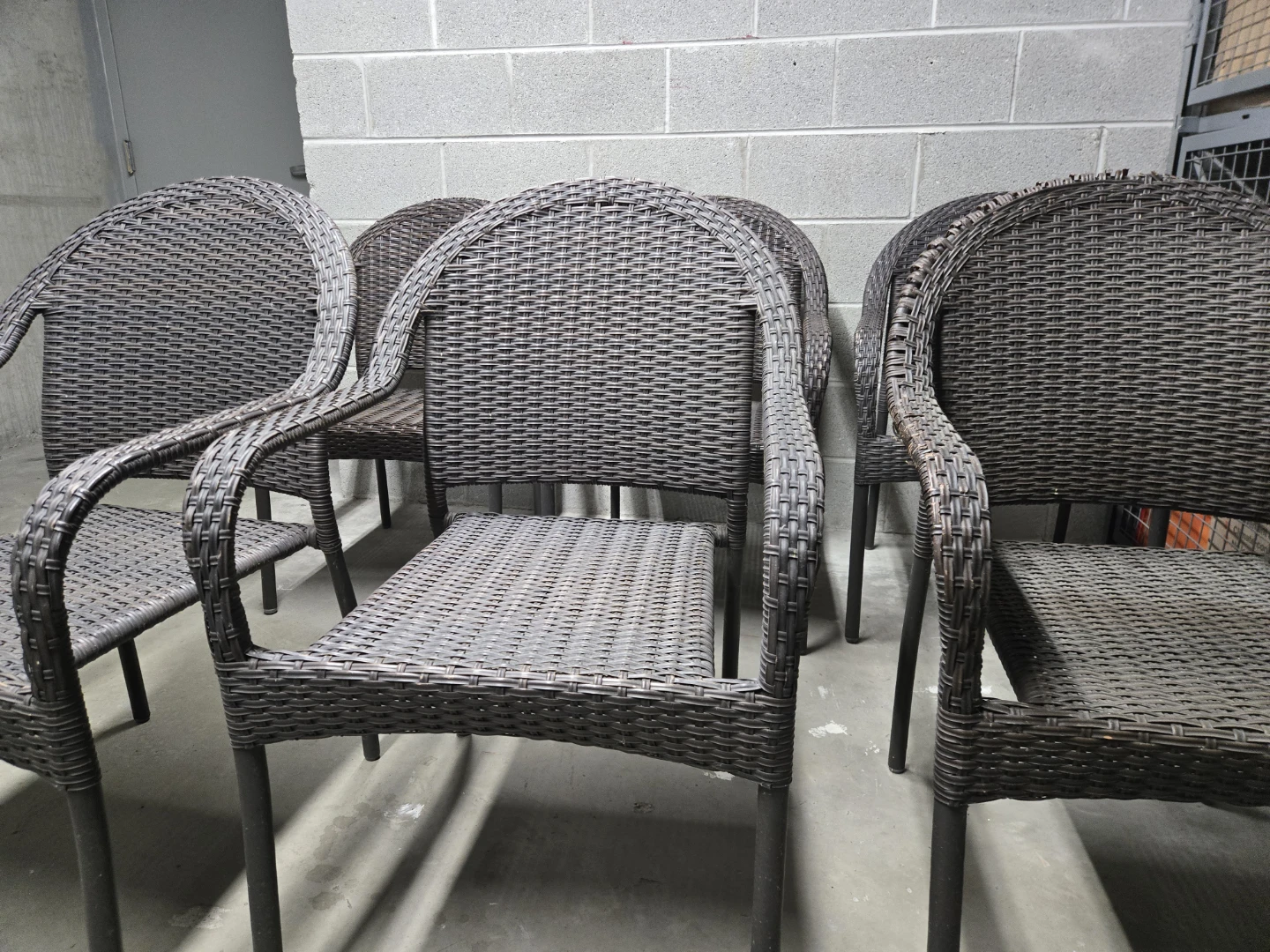 Woven Patio Chairs - Set of 6 - photo 2