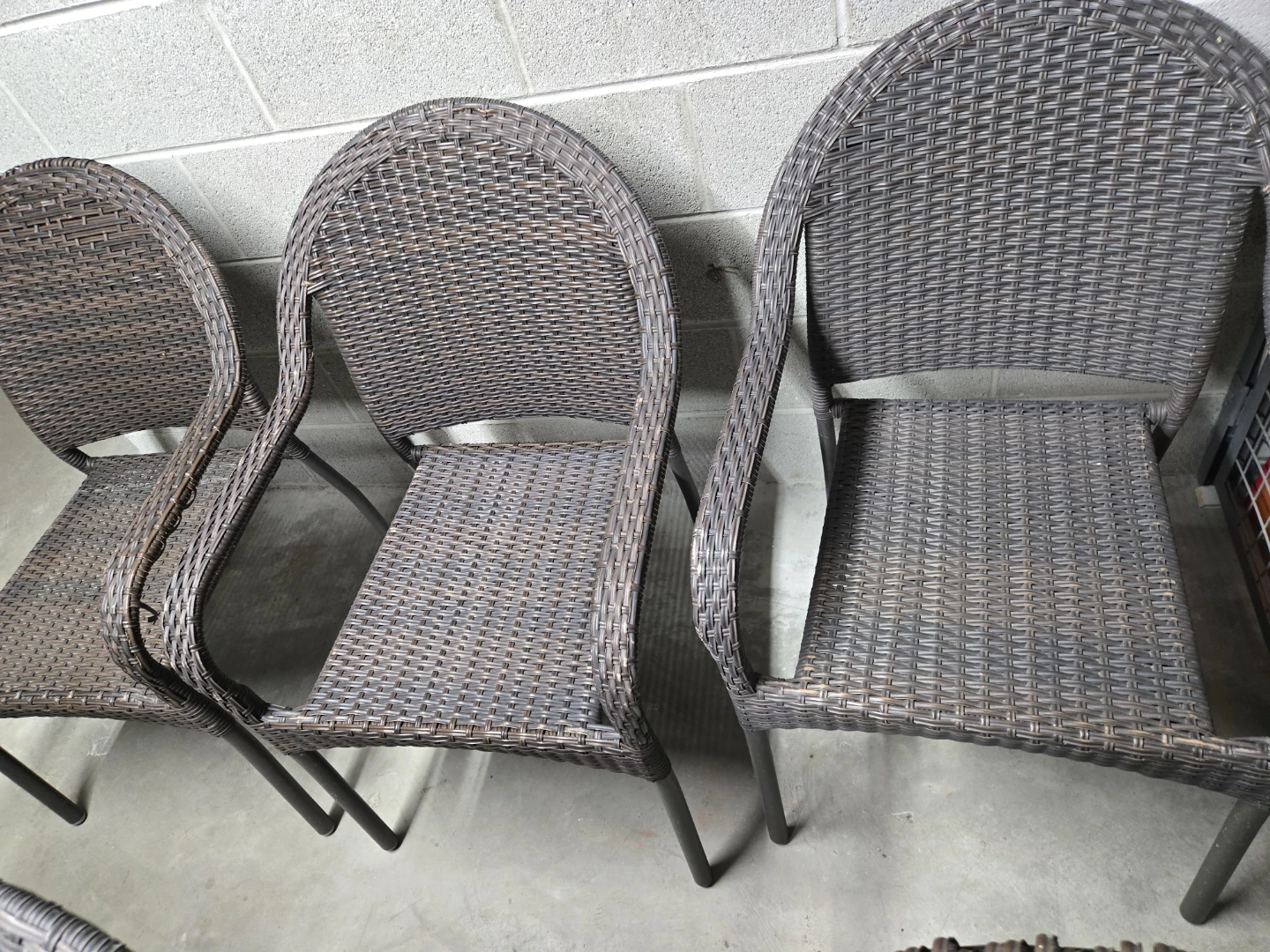 Woven Patio Chairs - Set of 6 - photo 3
