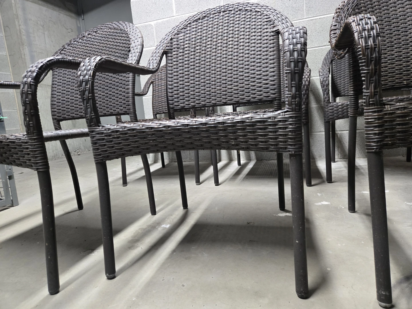 Woven Patio Chairs - Set of 6 - photo 4