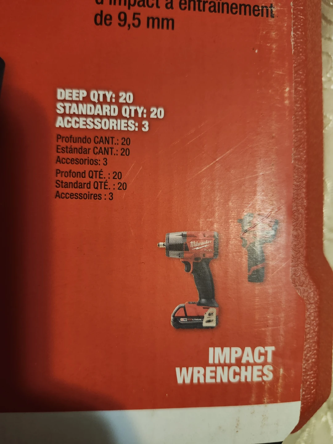 Milwaukee 43 Pc. 3/8" Drive Impact Socket Set Metric & SAE - photo 2