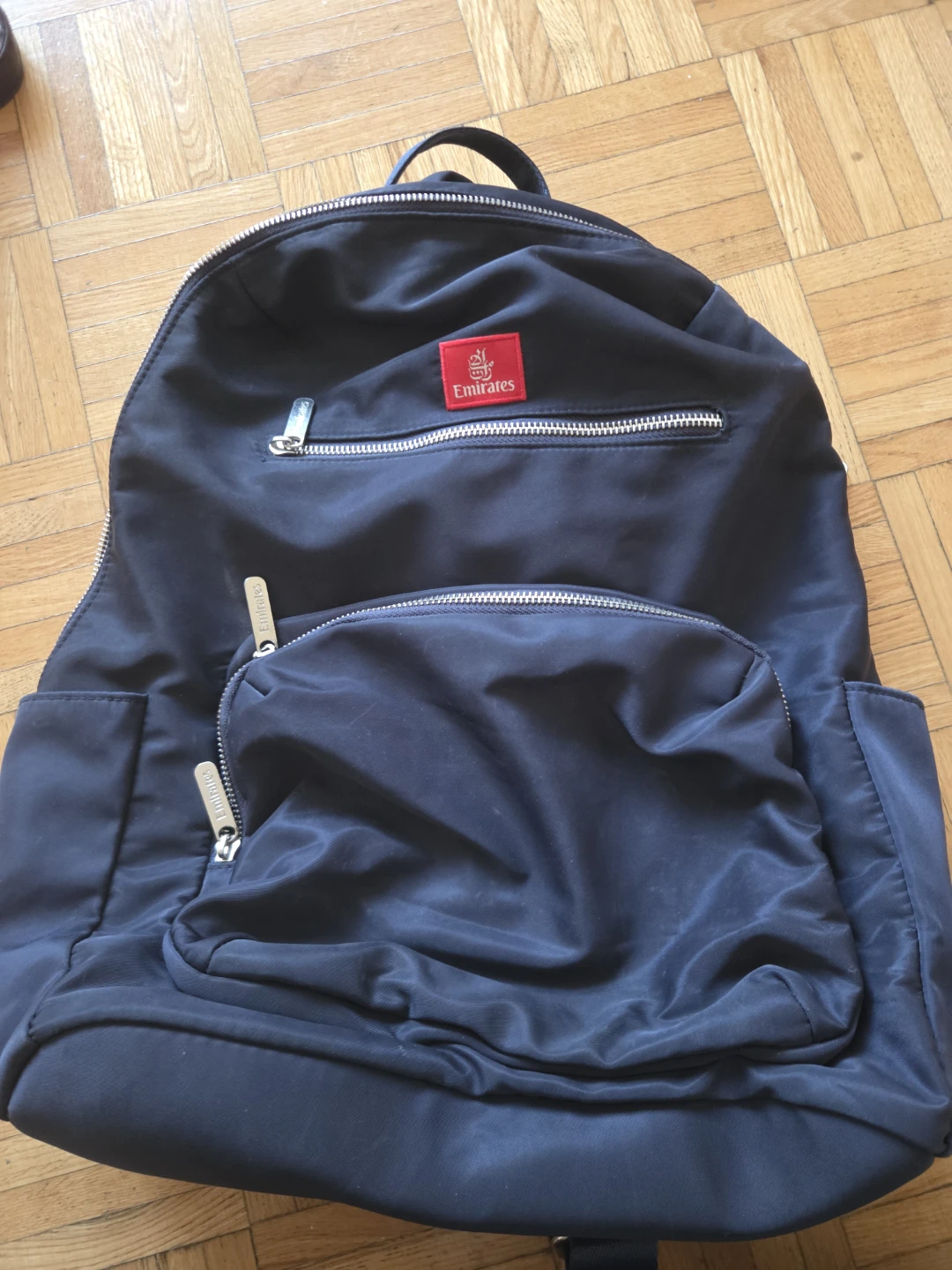 Emirates Black Backpack